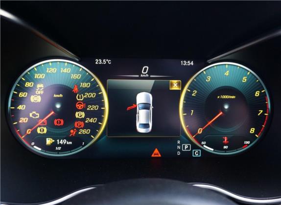 奔驰C级 2020款 C 200 L 动感型运动版 中控类   仪表盘