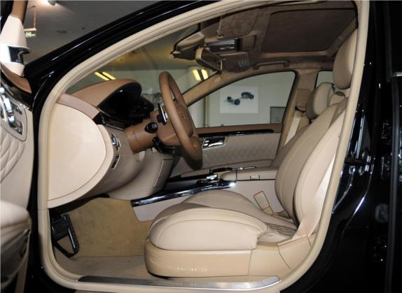 奔驰S级AMG 2013款 AMG S 65 L Grand Edition 车厢座椅   前排空间
