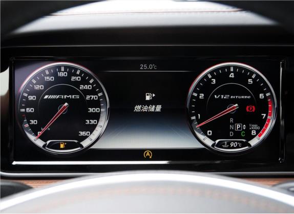 奔驰S级AMG 2014款 AMG S 65 L 中控类   仪表盘