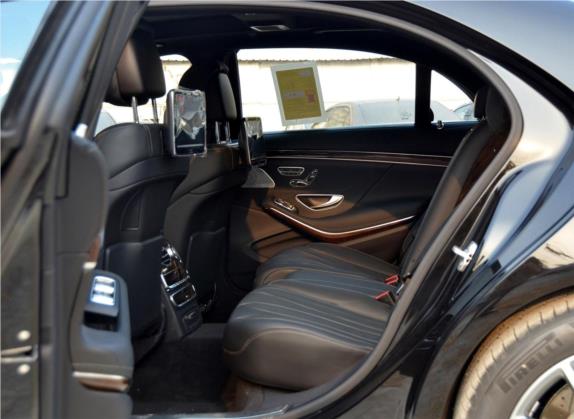 奔驰S级AMG 2014款 AMG S 63 L 4MATIC 车厢座椅   后排空间