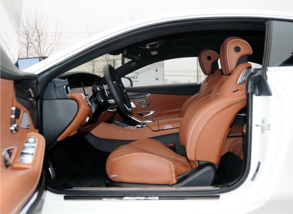 奔驰S级AMG 2015款 AMG S 63 4MATIC Coupe 车厢座椅   前排空间