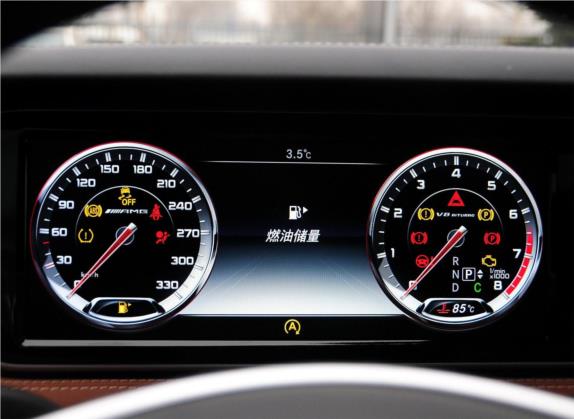 奔驰S级AMG 2015款 AMG S 63 4MATIC Coupe 中控类   仪表盘