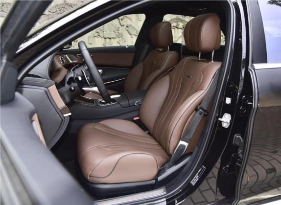 奔驰S级AMG 2018款 AMG S 63 L 4MATIC+ 车厢座椅   前排空间