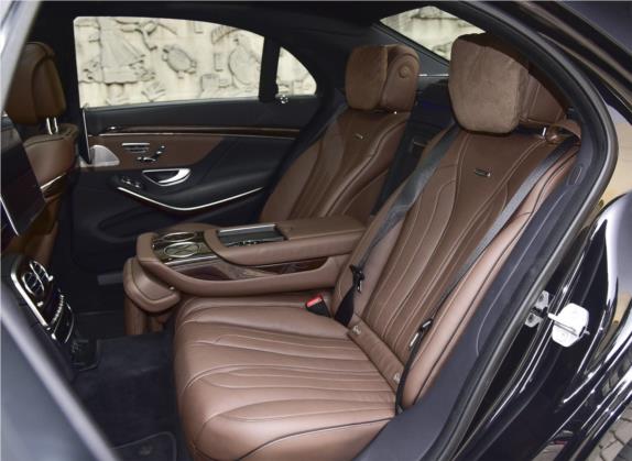 奔驰S级AMG 2018款 AMG S 63 L 4MATIC+ 车厢座椅   后排空间