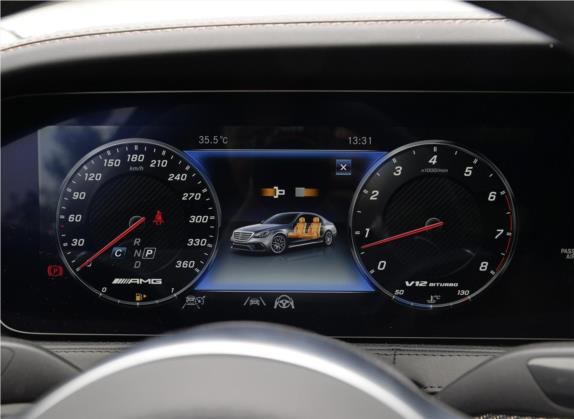 奔驰S级AMG 2019款 AMG S 65 L 典藏版 中控类   仪表盘