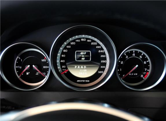 奔驰C级AMG 2012款 AMG C 63 动感型 中控类   仪表盘