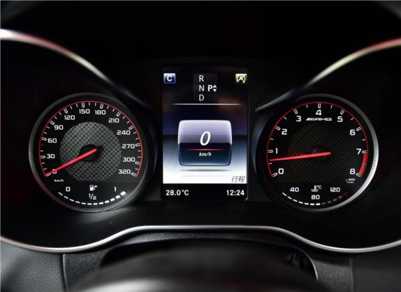 奔驰C级AMG 2016款 AMG C 63 S Coupe 中控类   仪表盘
