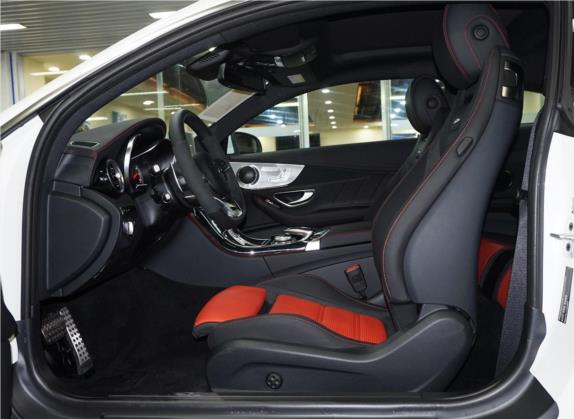 奔驰C级AMG 2016款 AMG C 63 Coupe 车厢座椅   前排空间