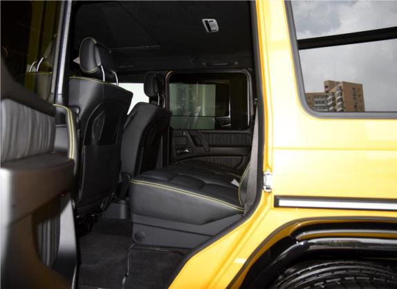 奔驰G级AMG 2015款 AMG G 63 悍野限量版 车厢座椅   后排空间