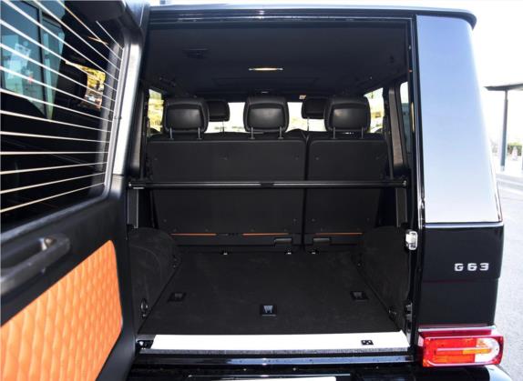 奔驰G级AMG 2016款 AMG G 63 车厢座椅   后备厢