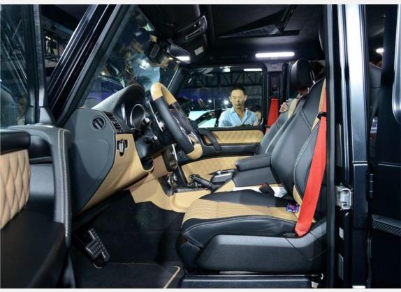 奔驰G级AMG 2018款 AMG G 63 典藏版 车厢座椅   前排空间