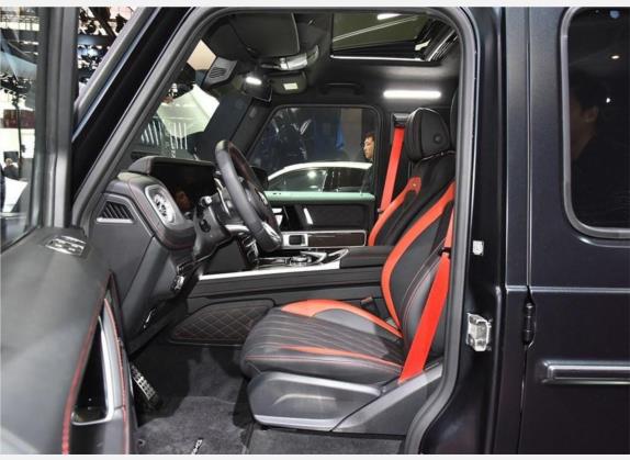 奔驰G级AMG 2019款 AMG G 63 先型特别版 车厢座椅   前排空间