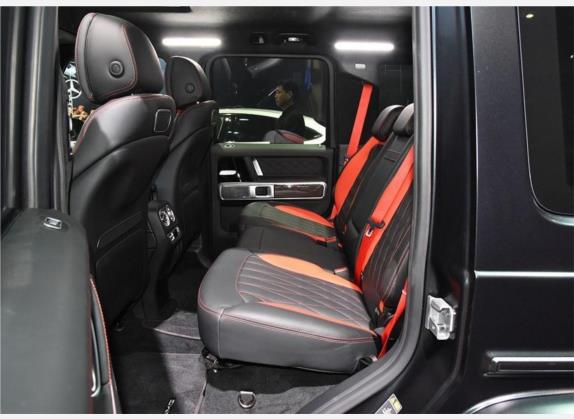 奔驰G级AMG 2019款 AMG G 63 先型特别版 车厢座椅   后排空间