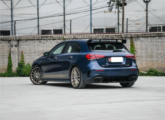 奔驰A级AMG(进口) 2020款 AMG A 35 4MATIC 先型特别版 外观   斜后