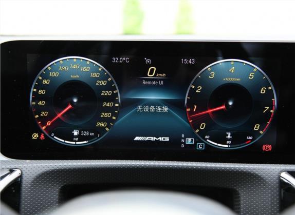 奔驰A级AMG(进口) 2020款 AMG A 35 4MATIC 先型特别版 中控类   仪表盘