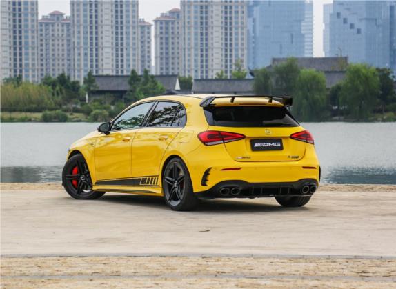 奔驰A级AMG(进口) 2020款 AMG A 45 S 4MATIC+ 先型特别版 外观   斜后