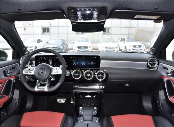 奔驰A级AMG(进口) 2020款 改款 AMG A 45 4MATIC+ 中控类   中控全图