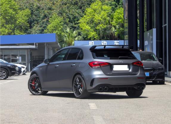 奔驰A级AMG(进口) 2022款 AMG A 45 S 4MATIC+ 外观   斜后
