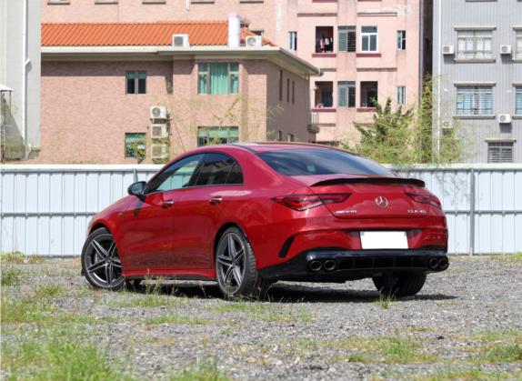 奔驰CLA AMG 2021款 AMG CLA 45 4MATIC+ 外观   斜后