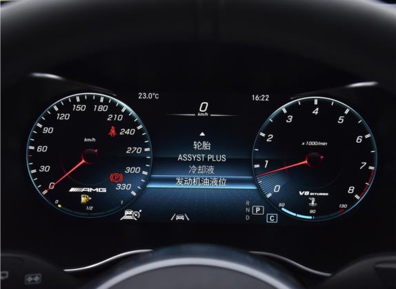奔驰GLC AMG 2022款 AMG GLC 63 4MATIC+ 中控类   仪表盘