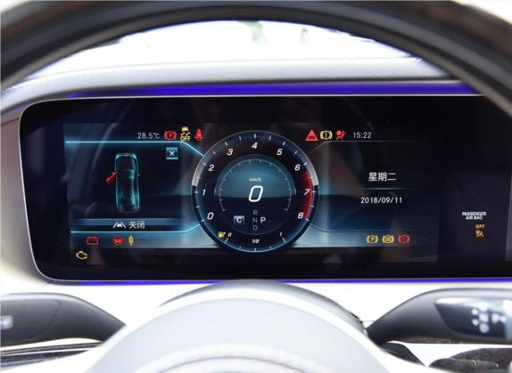 迈巴赫S级 2019款 S 450 4MATIC 中控类   仪表盘