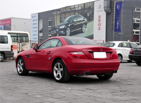 奔驰SLK级 2011款 SLK 200 时尚型 外观   斜后
