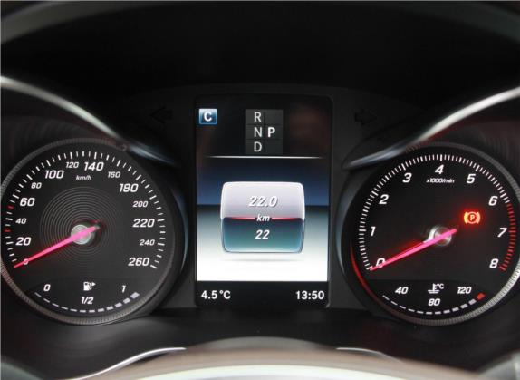 奔驰GLC轿跑 2017款 GLC 260 4MATIC 轿跑SUV 中控类   仪表盘