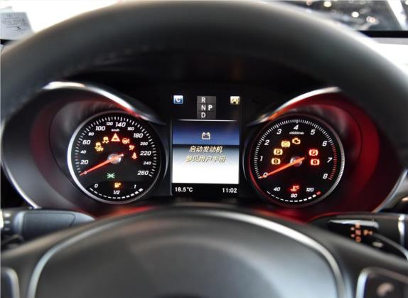 奔驰GLC轿跑 2018款 GLC 200 4MATIC 轿跑SUV 中控类   仪表盘