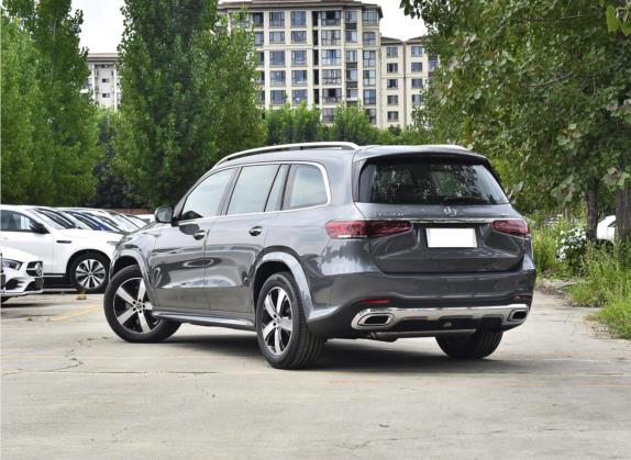奔驰GLS 2021款 改款 GLS 450 4MATIC 时尚型 外观   斜后