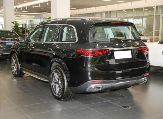 奔驰GLS 2022款 改款 GLS 450 4MATIC 豪华型 外观   斜后
