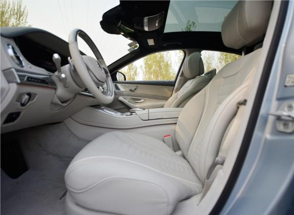 奔驰S级新能源 2016款 S 500 e L 车厢座椅   前排空间