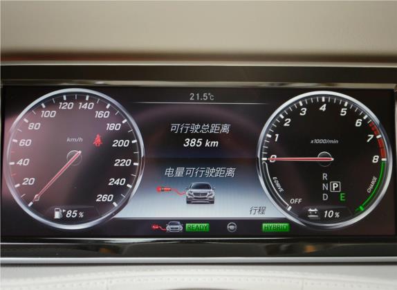 奔驰S级新能源 2016款 S 500 e L 中控类   仪表盘