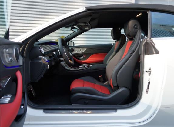 奔驰E级(进口) 2020款 E 260 敞篷轿跑车 车厢座椅   前排空间