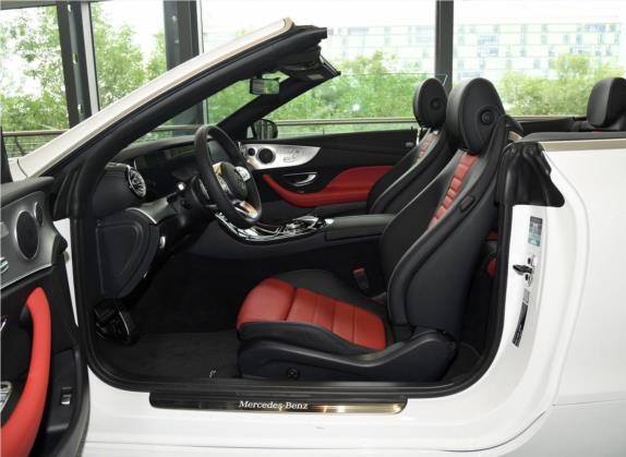 奔驰E级(进口) 2020款 E 260 4MATIC 敞篷轿跑车 车厢座椅   前排空间