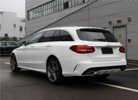 奔驰C级(进口) 2017款 C 200 4MATIC 旅行轿车 外观   斜后