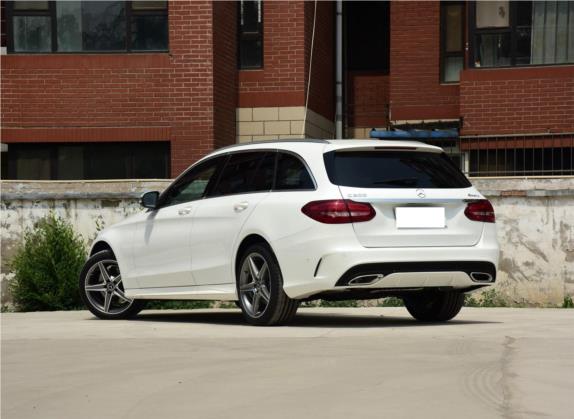 奔驰C级(进口) 2017款 改款 C 200 4MATIC 旅行轿车 外观   斜后