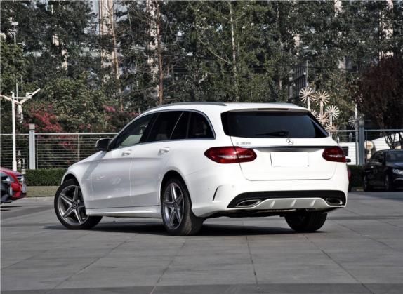 奔驰C级(进口) 2017款 改款 C 300 旅行轿车 外观   斜后