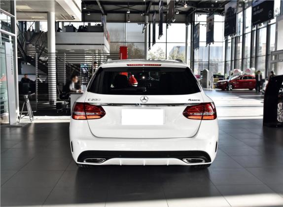 奔驰C级(进口) 2018款 C 200 4MATIC 旅行轿车 外观   正后