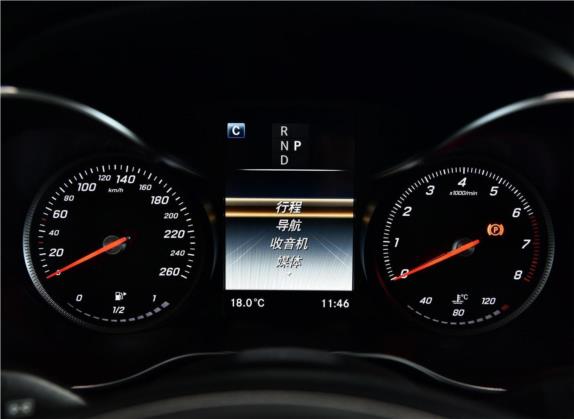 奔驰C级(进口) 2018款 C 200 4MATIC 旅行轿车 中控类   仪表盘