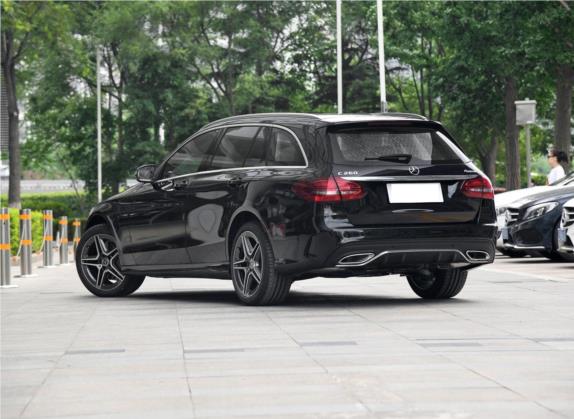 奔驰C级(进口) 2019款 C 260 4MATIC 旅行轿车 外观   斜后