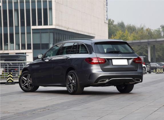 奔驰C级(进口) 2020款 C 260 旅行轿车 外观   斜后