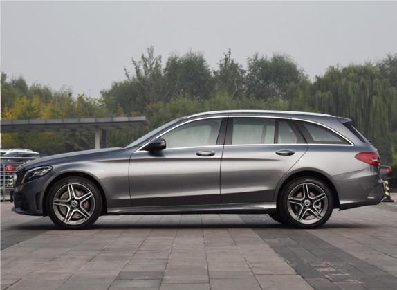 奔驰C级(进口) 2020款 C 260 旅行轿车 外观   正侧
