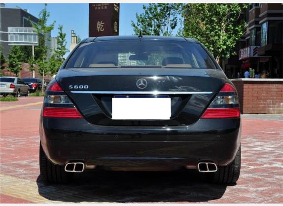 奔驰S级 2008款 S 600 L 外观   正后