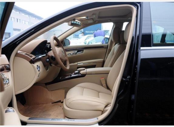 奔驰S级 2010款 S 350 L 豪华型 车厢座椅   前排空间