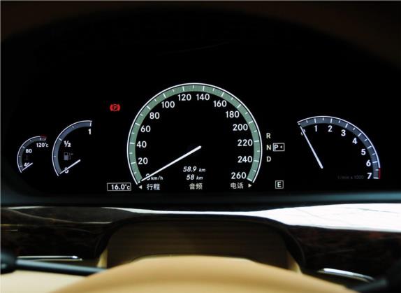 奔驰S级 2012款 S 300 L 商务型 Grand Edition 中控类   仪表盘