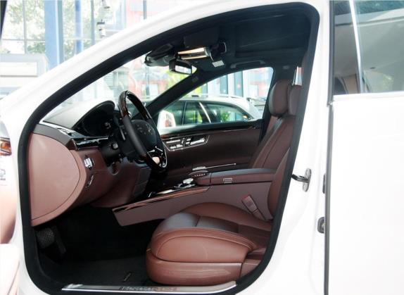 奔驰S级 2012款 S 350 L 4MATIC Grand Edition 车厢座椅   前排空间