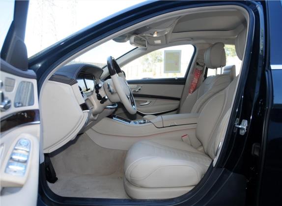 奔驰S级 2014款 S 500 L 车厢座椅   前排空间