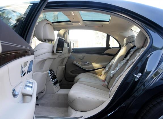 奔驰S级 2014款 S 500 L 车厢座椅   后排空间