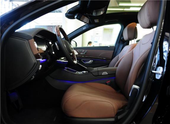 奔驰S级 2014款 S 400 L HYBRID 车厢座椅   前排空间