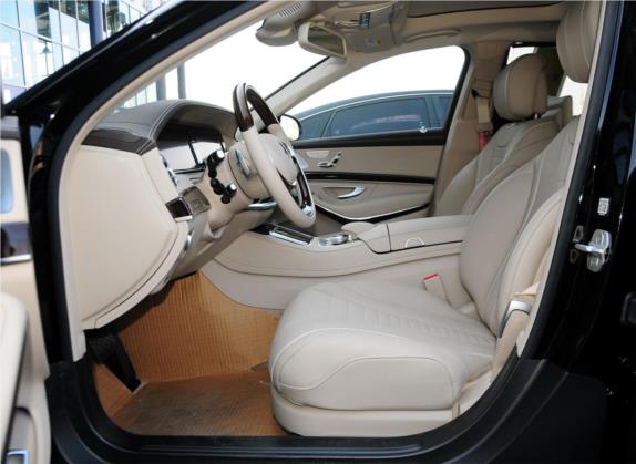 奔驰S级 2014款 S 500 L 4MATIC 车厢座椅   前排空间